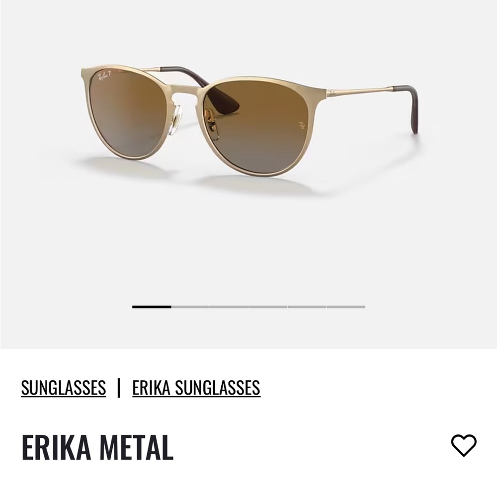 Erika Gold Metal Polarizes Raybans